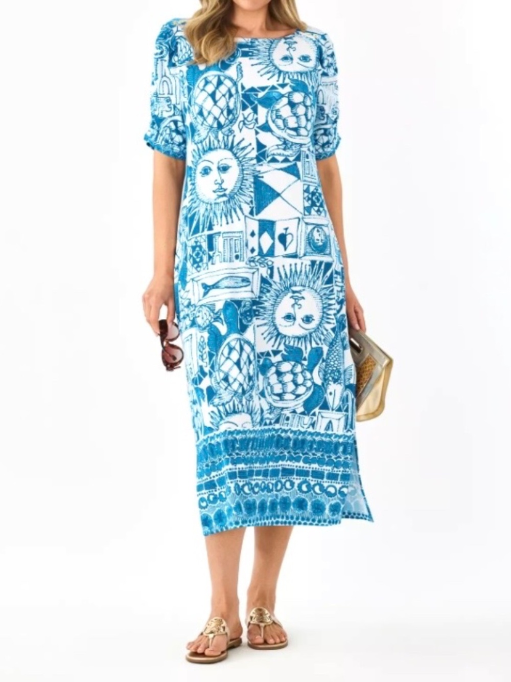 Lilly Pulitzer UPF 50+ Zarah Midi Dress Size  XL - NWT